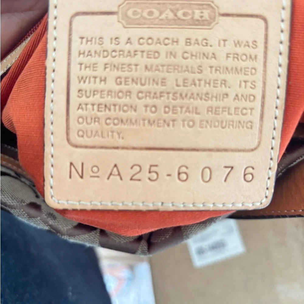 Coach Signature Shoulder Bag - Picture 13 of 13
